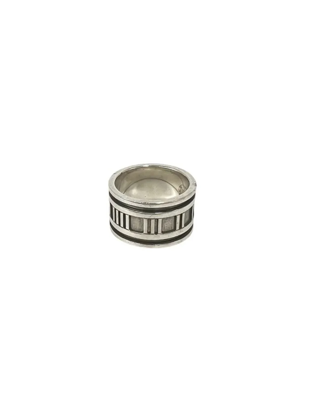Tiffany & Co Vintage Atlas Wide Ring 925 Sterling Silver